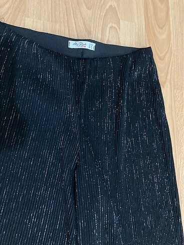 36 Beden Simli bol paça pantolon