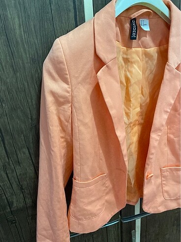 34 Beden H&M Peach Pembe Blazer Ceket