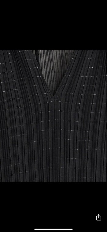 Mango metalik iplikli bluz - Görsel 5