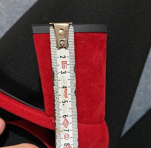 Nişantaşıshoes kırmızı puantiyeli topuklu - Görsel 6