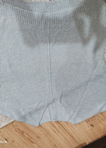 Gri Bohem Salaş Kadın Kazak - Görsel 3