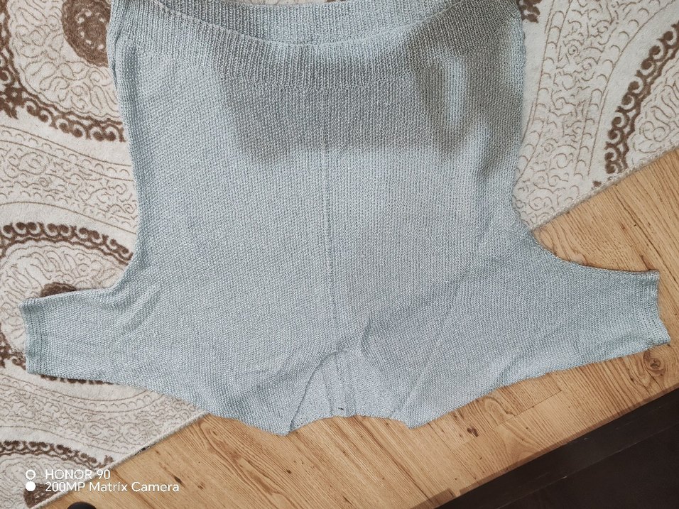 Gri Bohem Salaş Kadın Kazak - Görsel 3