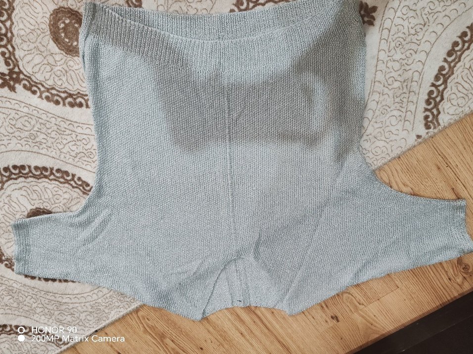 Gri Bohem Salaş Kadın Kazak - Görsel 2