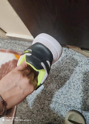 Beyaz Gri Bağcıklı Kadın Spor Ayakkabı - Görsel 3