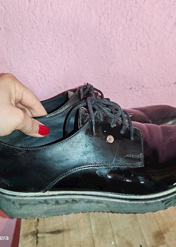 Parlak Siyah Erkek Klasik Ayakkabı - Görsel 4