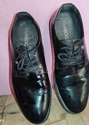 Parlak Siyah Erkek Klasik Ayakkabı - Görsel 2