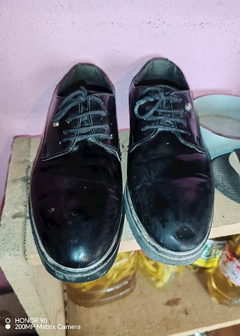 Parlak Siyah Erkek Klasik Ayakkabı - Görsel 6