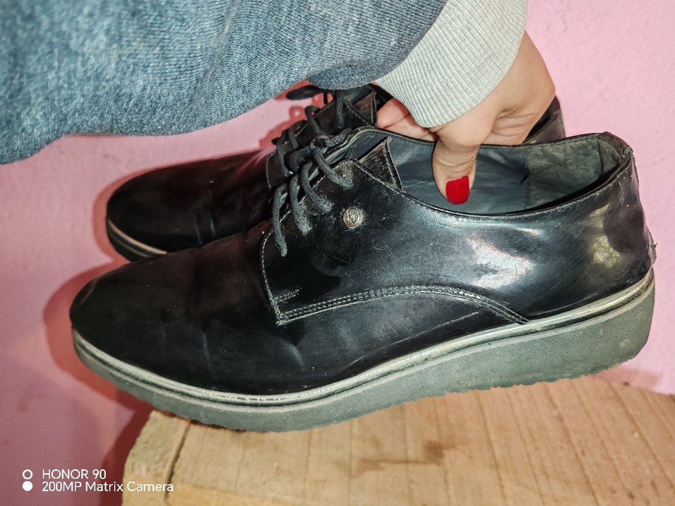 Parlak Siyah Erkek Klasik Ayakkabı - Görsel 3