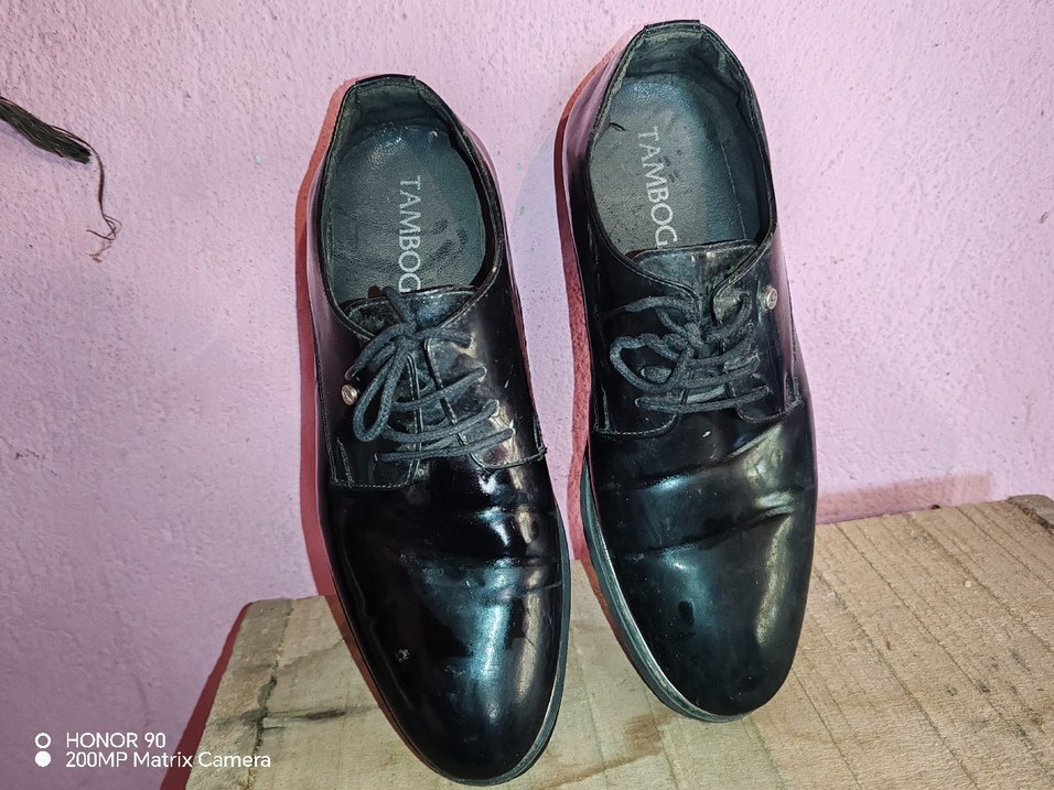 Parlak Siyah Erkek Klasik Ayakkabı - Görsel 2