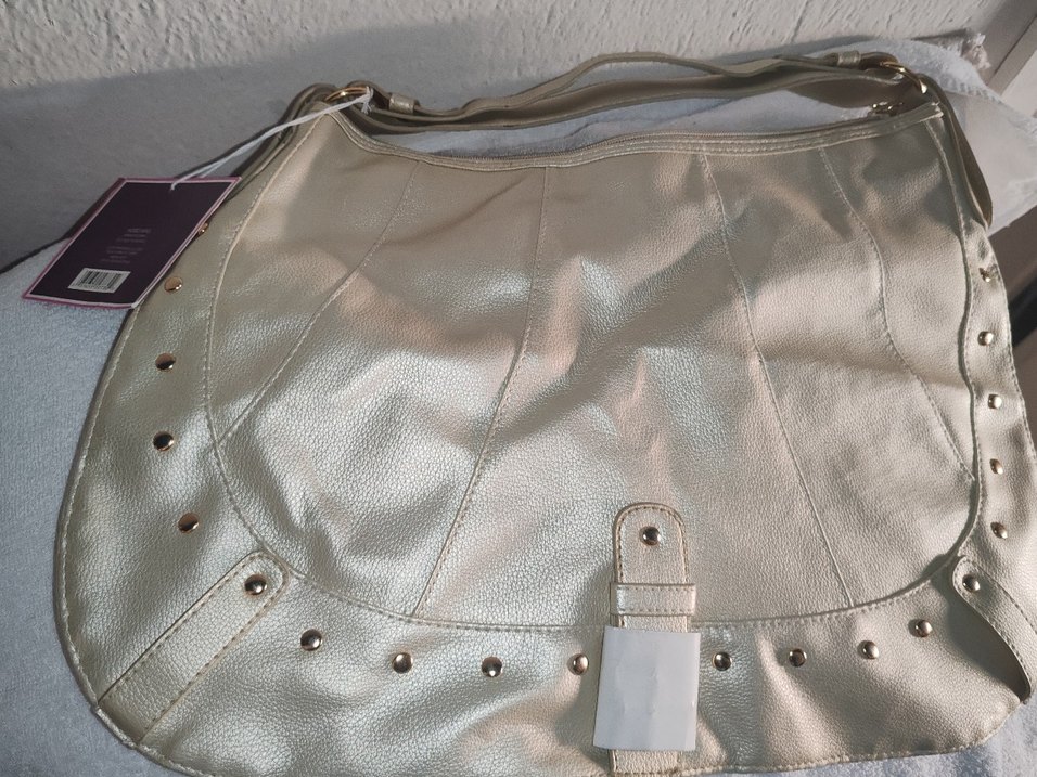 Bej Kadın Fermuarlı Günlük Çanta - Görsel 2