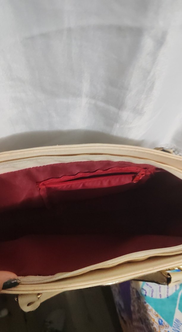 Bej Deri Kadın Çanta - Görsel 3