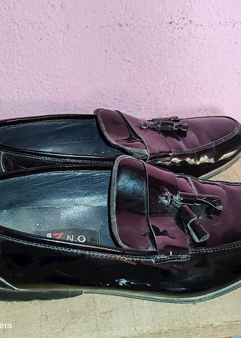 Mor Klasik Tokalı Erkek Ayakkabı - Görsel 4