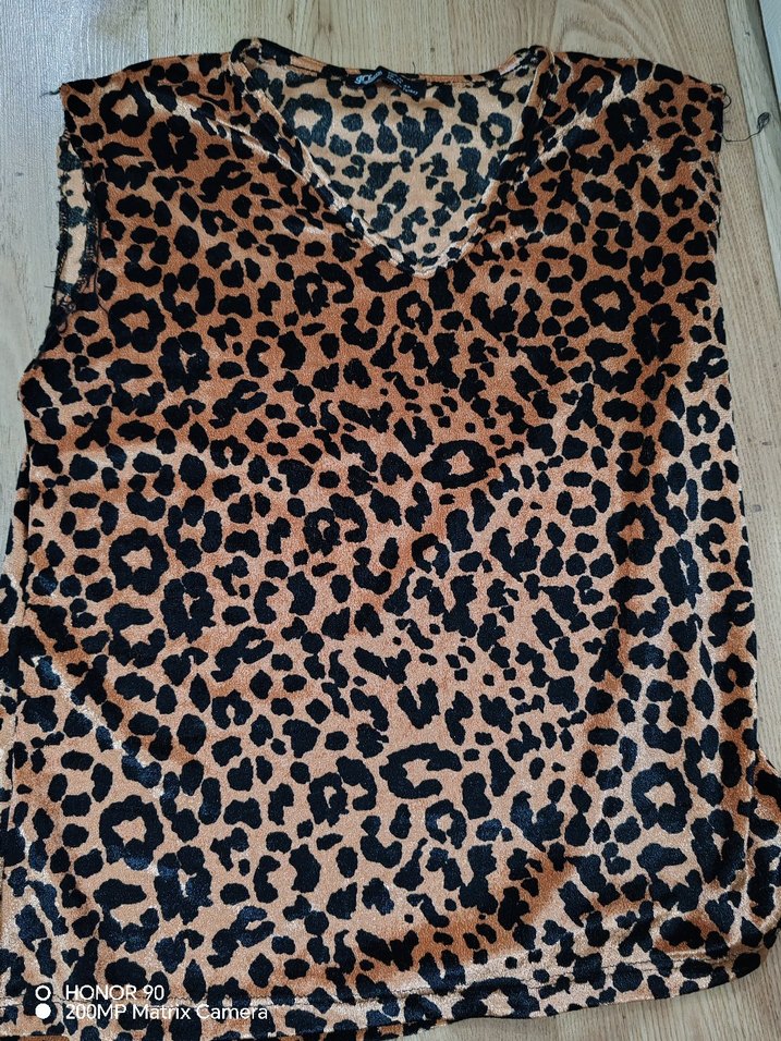 Kahverengi Leopar Desenli Kedi Kıyafeti - Görsel 2