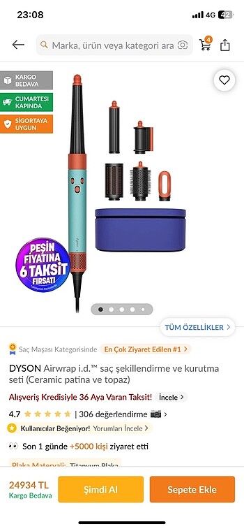 Dyson Dyson saç şekillendirici