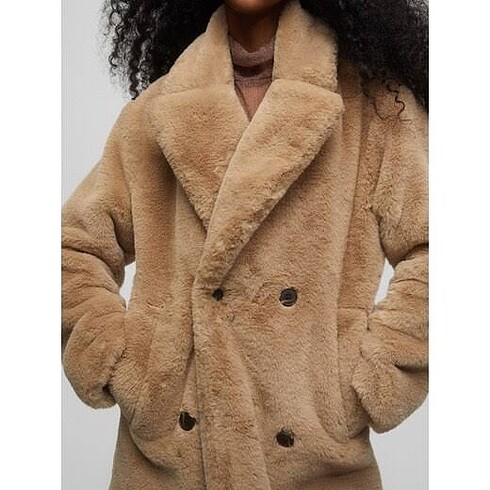 xs Beden Pull and Bear Kürk Kaban