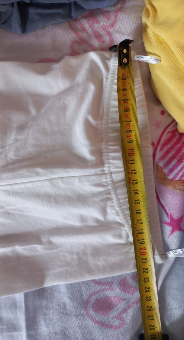 Beyaz Kız Çocuk Pamuklu Tayt - Görsel 2