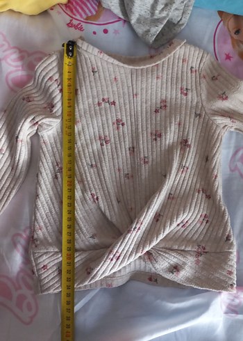 Kız Çocuk Uzun Kollu Balıkçı Yaka Baskılı Gömlek - Görsel 4