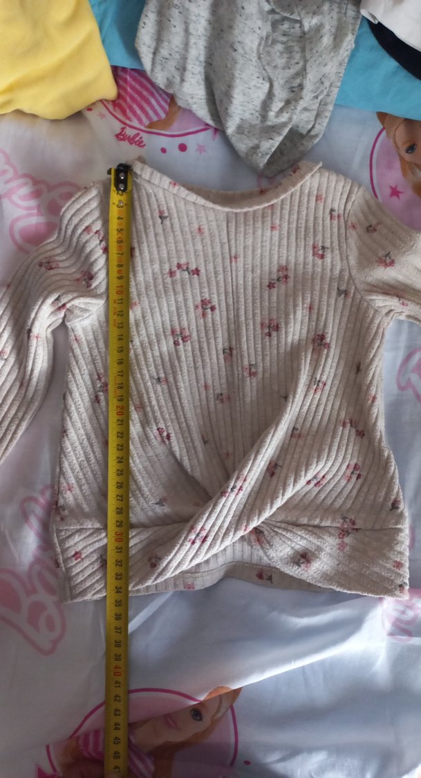 Kız Çocuk Uzun Kollu Balıkçı Yaka Baskılı Gömlek - Görsel 4