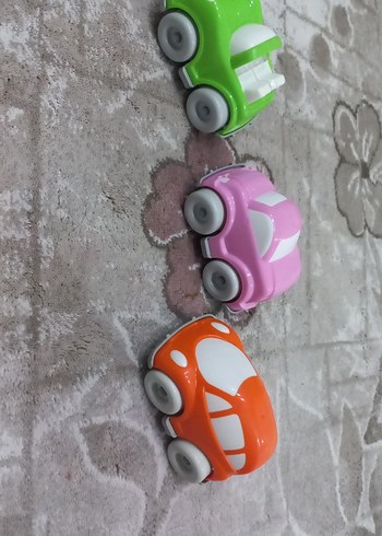 Beden Renkli Mini Oyuncak Arabalar Seti