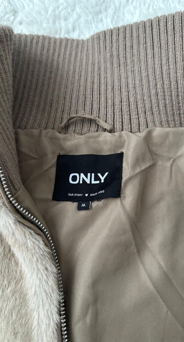 Kahverengi Peluş Detaylı Kadın Ceket - Görsel 3