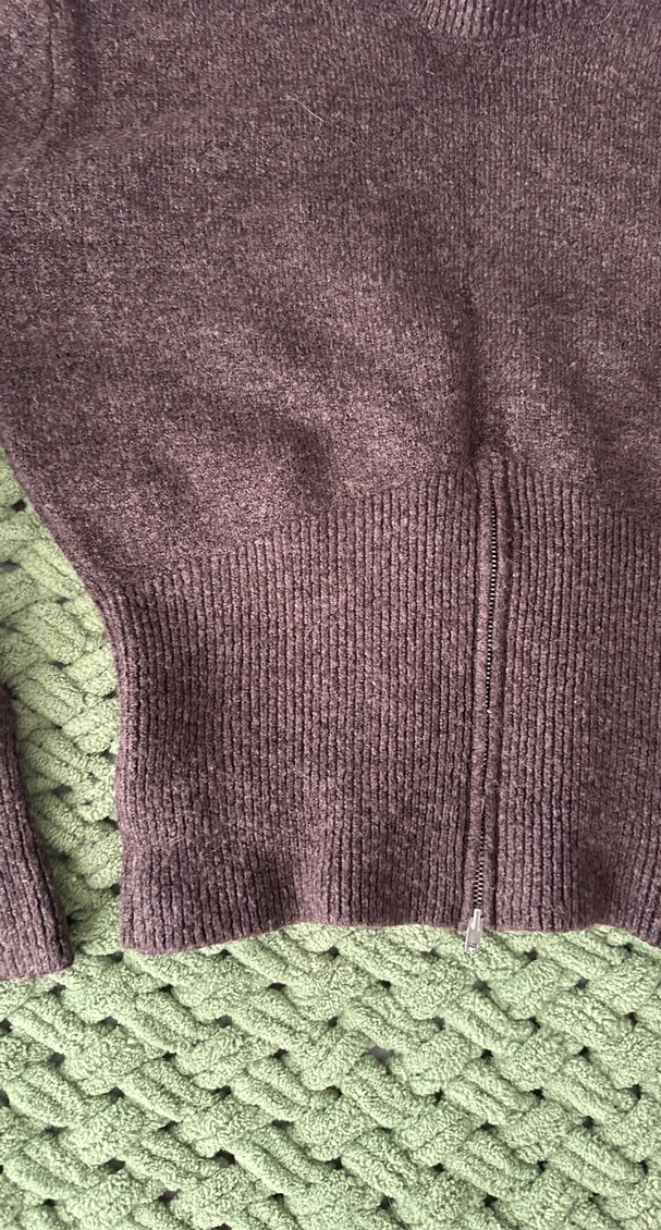 Kahverengi Örme Kadın Kazak - Görsel 2