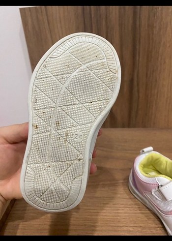 Kız Çocuk Beyaz Bağcıksız Spor Ayakkabı - Görsel 3