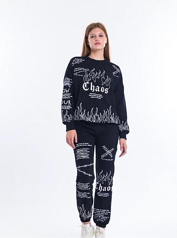 l Beden Chaos Unisex Eşofman Takımı