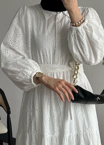 Koton Beyaz fisto elbise