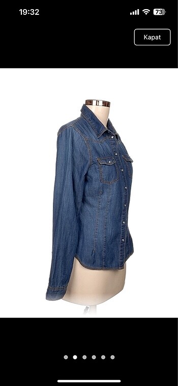 H&M H&M denim gömlek