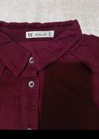 Bordo Kadın Süet Gömlek - Görsel 4