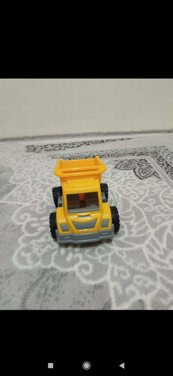 Sarı Renkli Oyuncak Kamyon - Görsel 2