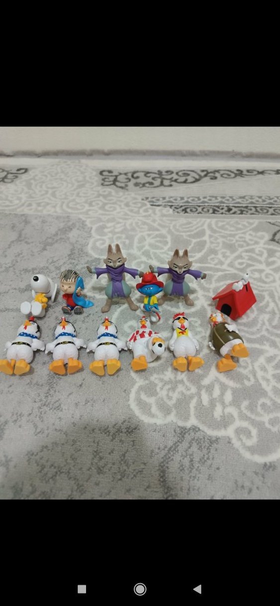 Renkli Çizgi Film Aksiyon Figürleri Seti - Görsel 4