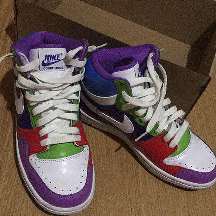 Nike court serisi sağlam kullanılmamış