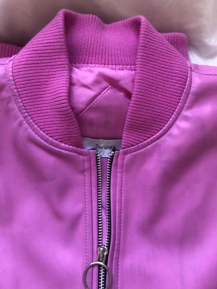 Bershka deri ceket - Görsel 5