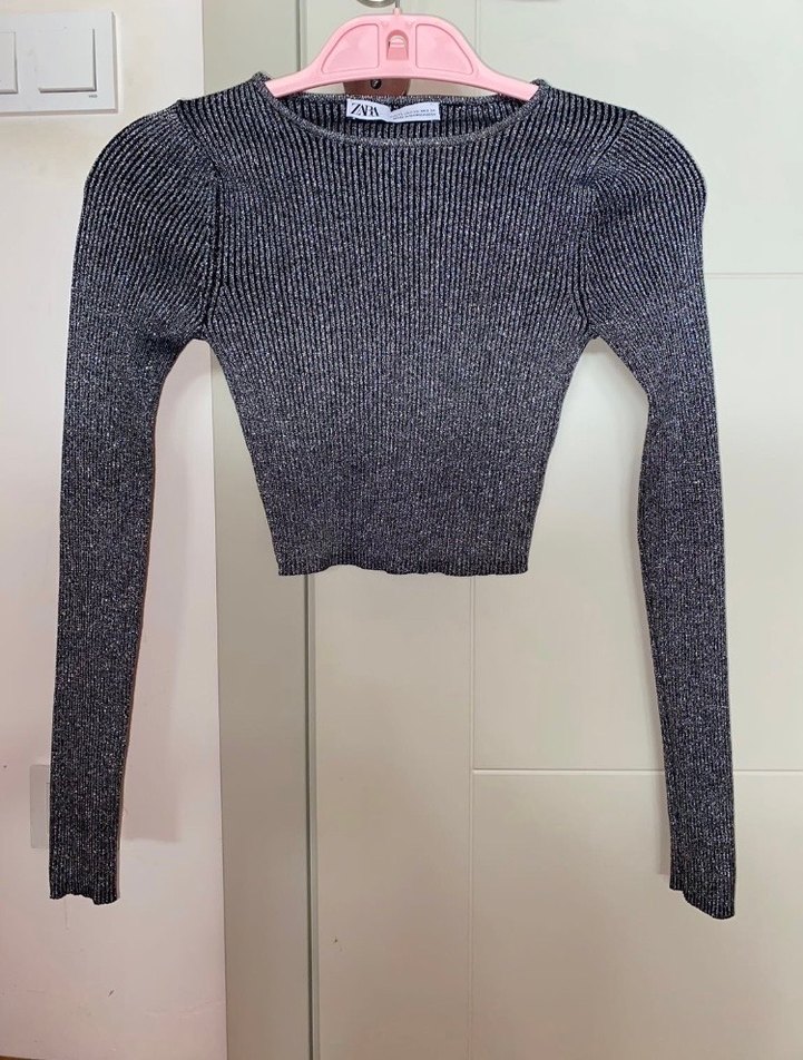 Zara simli bluz - Görsel 2