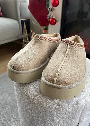 Ugg Bej Süet Tüylü - Görsel 2