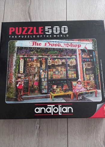 Anatolian 500 Parça Puzzle - Kitapçı Dükkanı