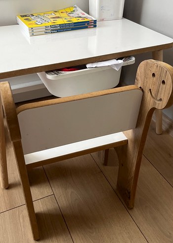 Beyaz Çocuk Kitaplığı Rafı - Görsel 5