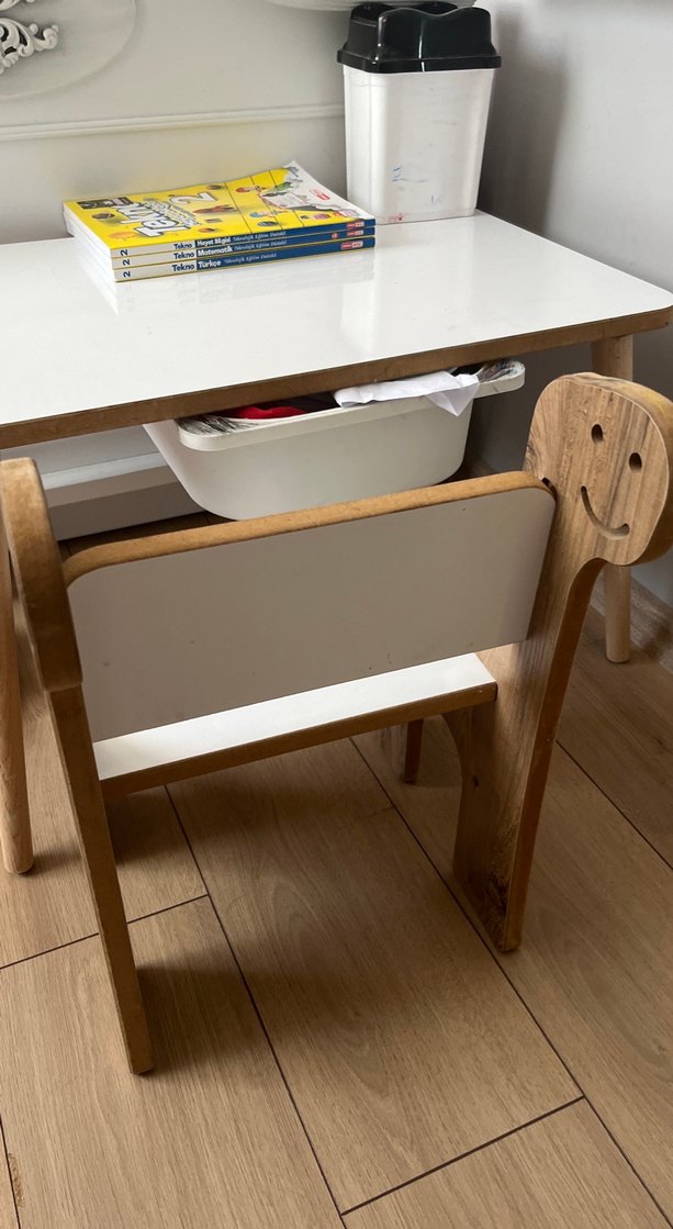 Beyaz Çocuk Kitaplığı Rafı - Görsel 5