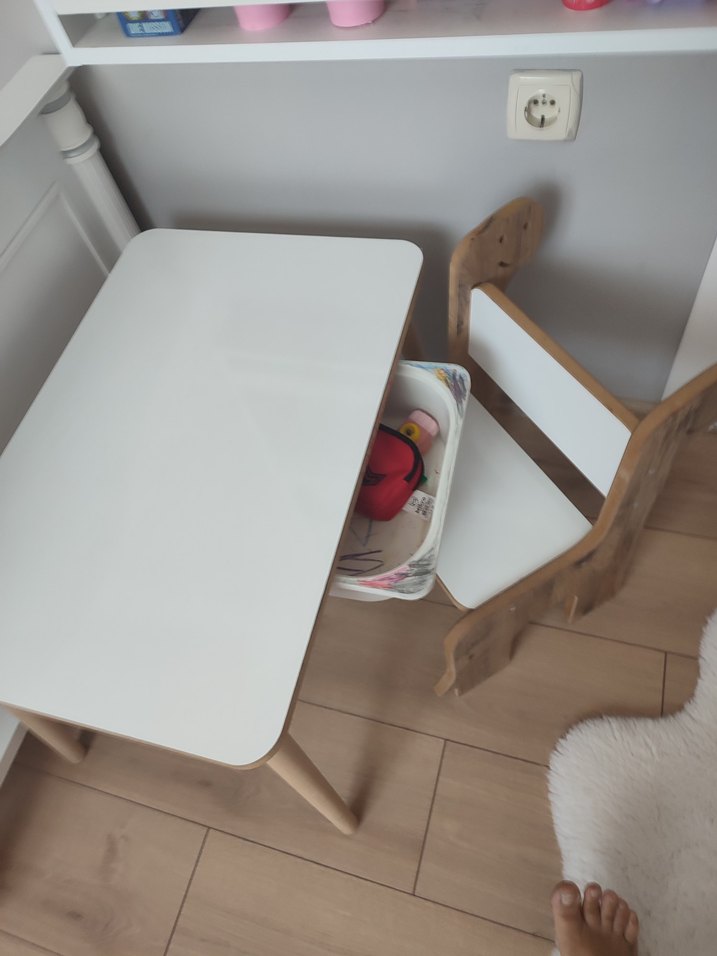 Beyaz Çocuk Kitap Rafı - Görsel 3