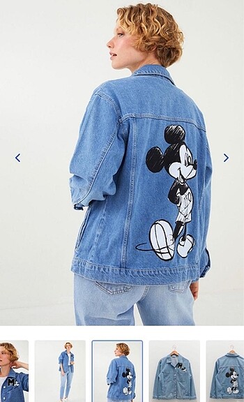LC Waikiki Mickey mouse kot ceket