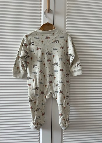 H&M Uzun Kollu Baskılı Bebek Tulum