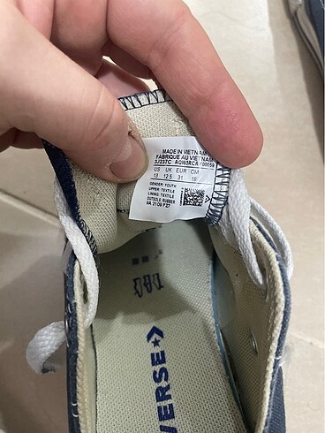 31 Beden Convers unisex çocuk atakkabı
