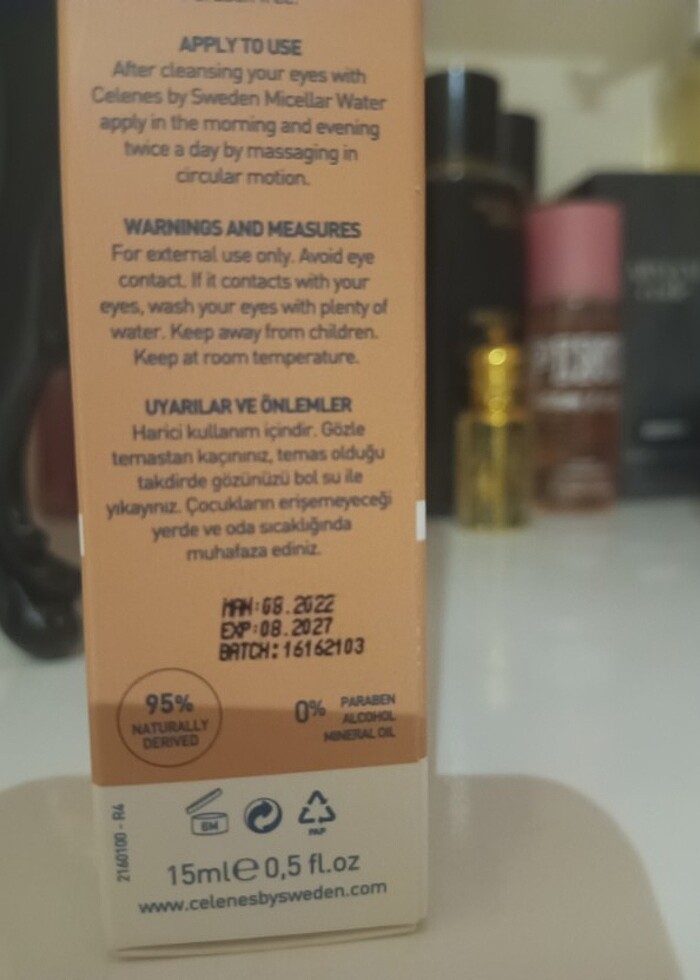 Celenes göz kremi ( açılmadı sıfır kutusunda) - Görsel 4