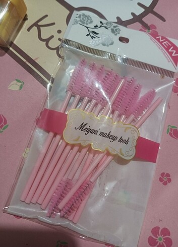 Takma kirpik, kaş tarama maskaraları, 2 ad kalemtraş ve tırnak f - Görsel 4