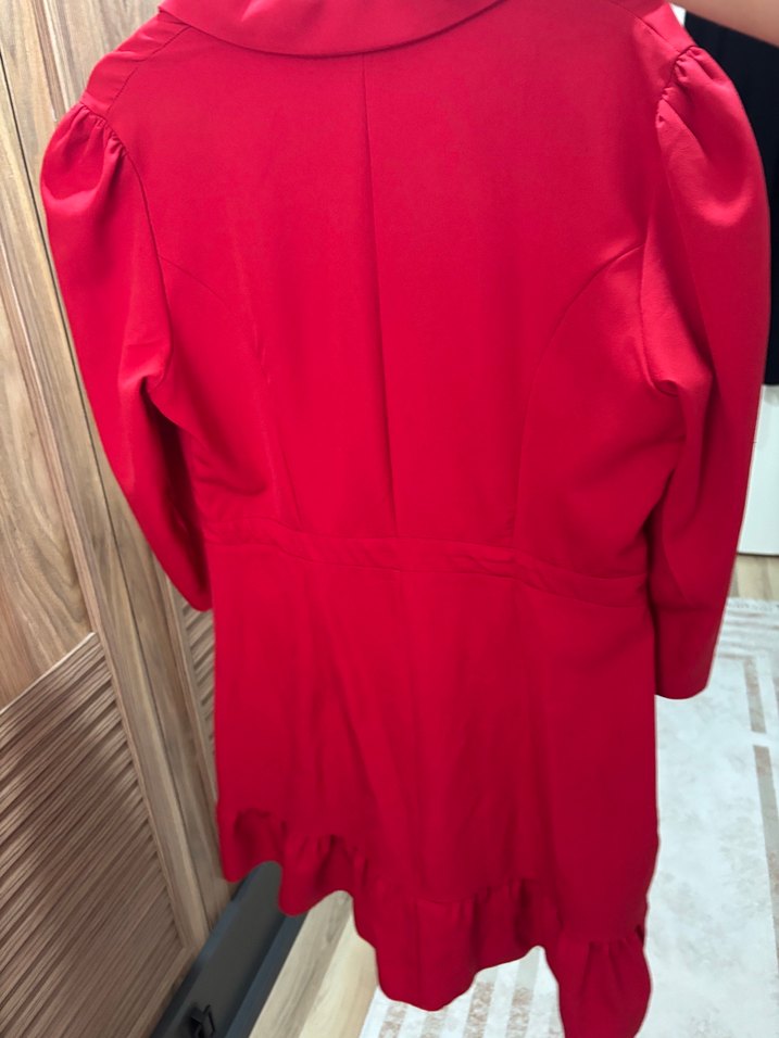 Kırmızı Ceket Elbise - Görsel 3
