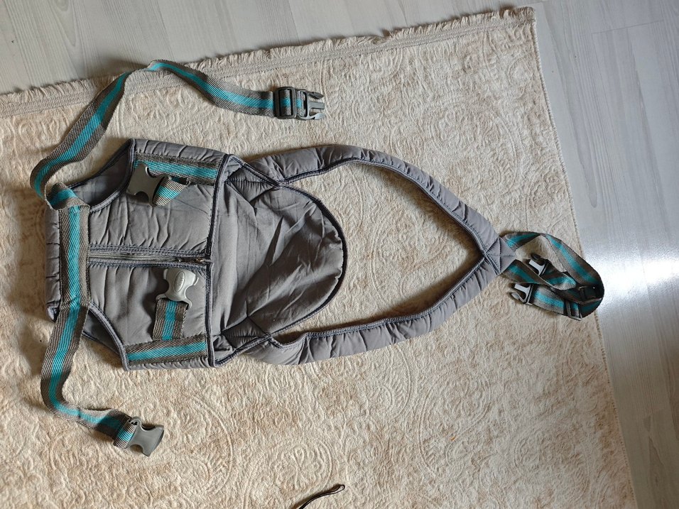 Gri Bebek Taşıyıcı Kanguru - Görsel 4