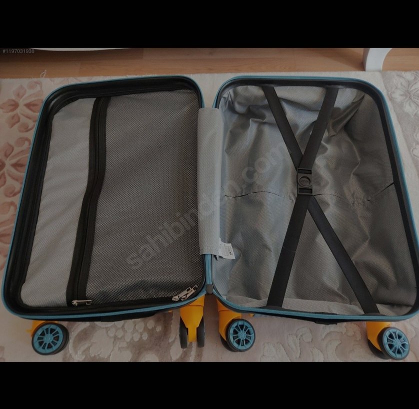 Cap Polo Büyük Boy Turkuaz Valiz - Görsel 3