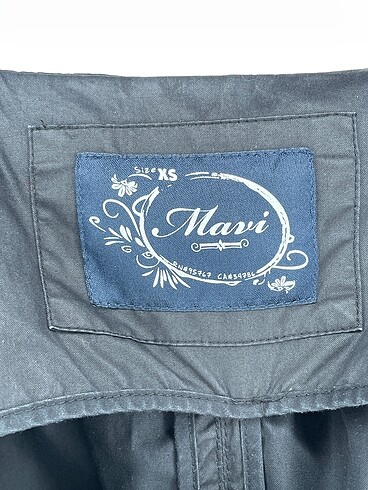 xs Beden siyah Renk Mavi Jeans Trenchcoat %70 İndirimli.