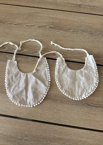 bohemoon Çift Taraflı Pamuklu Bebek Önlük - Görsel 4